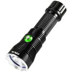 APLOS AP04 Scuba Diving Flashlight, 4000 Lumen Dive Light with Stepless Dimming, IPX8 Waterproof Underwater Dive Torch with Rechargeable Battery & Charger