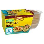 Old El Paso Mini Tortilla Bowl, Package with 12 Soft Mini Tortillas, 144 Grams Package