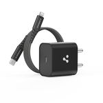 Ambrane 20W Mobile Charger Adapter with Lightning Cable || Fast Charging for Android, iPhone 14/13,13/12/11/X & Pro, Max Series & Other Type C Enabled Devices, PD Technology, BIS Certified (Raap M20)