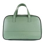 Nautica Duffle Bag for Travel | Stylish Leatherette Luggage | Compact and Comfortable for Travelling | Suitable for Men's and Women's One Size (Green, 15 cms)