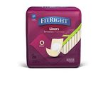Medline Case Of 80: Fitright Incontinence Liners For Adults, Moderate Absorbency (Case Of 80)
