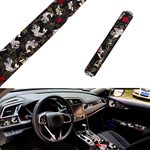 Car Interior Car Sticker JDM Japanese Style Cotton Bronzing Automotive Interior Sticker Self-Adhesive Tape with Adhesive and Wind Cloth Sticker (9.8x57in)