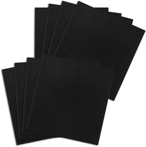 Frcctre 8 Pack Solid Neoprene Rubber Sheet, 12 X 11 Inch 1.0mm & 1.6mm Thickness DIY Gasket Material, Sealing, Liner, Shield, Padding, Mat, 2 Thickness