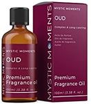 Mystic Moments | Oud Fragrance Oil - 100ml - Perfect for Soaps, Candles, Bath Bombs, Oil Burners, Diffusers and Skin & Hair Care Items