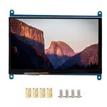 7Inch Touchscreen Monitor for Raspberry Pi, Ultra HD 1024x600 Portable HDMI Monitor Touch Screen for Raspberry Pi Display, Support for Raspbian/Ubuntu/Kodi / Win10 IOT