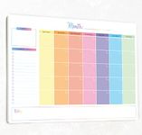 Large Undated Monthly Wall Calendar - 16 Months of monthly pages with To Do list - Great as Family Planner, for Students, Business or Office use – A3 – Start Any Time