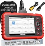 LAUNCH CRP129X OBD2 Scanner, LAUNCH Scan Tool 2022 Elite, Car Scanner for Engine at ABS SRS with Oil/EPB/SAS/TPMS/Throttle Body Reset, Automotive Code Readers with TPMS Gift, Lifetime Free Update