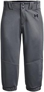 Under Armour Girls Utility Softball Pants 22, (012) Pitch Gray/Pitch Gray/Black, Medium