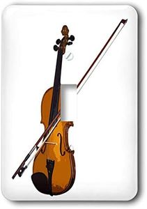 3dRose LSP_1269_1 Violin Light Switch Cover, Single Toggle Switch