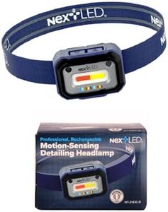 NextLED NT-2143C-B CRI 95+ Paint Inspection Detailing Headlamp with Motion Sensor, 3000K/4500K/6000K, 300 Lumen, Car Detailing Light, Paint Inspection Light, Paint Correction Light, Swirl Finder Light