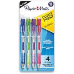 Paper Mate Clear Point Mechanical Pencils, 0.7mm, Fashion Pack of 4