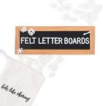 Small Felt Letter Board with Letter