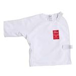 Fencing Vest, 350N Fencing Equipment Protective Suit - White (Color : Right Hand, Size : X-Large)