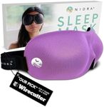 Nidra Sleep Mask, Contoured Blackou