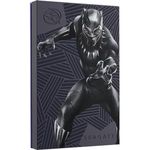 Seagate FireCuda 2TB portable external hard drive, compatible with PS4, PS5, Xbox One/Series, PC, Marvel Edition Black Panther, USB 3.2, 3 Years Rescue Services (STKL2000401)