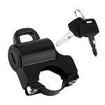 for Motorcycle Helmet Lock - Motorcycle Helmet Lock Anti Theft Security Replace Professional 22Mm Handlebars Universal Motorcycle Helmet Security Lock Padlock with 2 Keys Anti-Theft Fixed Multi-Funct