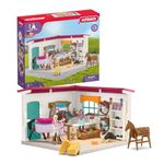 schleich HORSE CLUB — 42568 Horse Shop, 67 Piece Tack Shop Horse Play Set with Horses and Riders, Farm Play Set for Children Ages 5-12