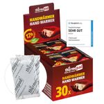 THERMOPAD hand warmers – THE ORIGINAL: 10 or 30 pairs of heat pads for 12 hours of warmth I Ready-to-use pocket warmers I Extra warm heating pads – ideal for outdoor activities & gloves