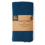 Wild & Stone | Organic Cotton Hand Towel Kitchen Towel | Perfect For Around The Home | Eco Hand Towels (Ocean)