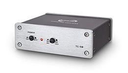 Dynavox TC-5B Phono Preamp Compact Metal Housing for Turntables with MM Sampling Systems Optional Battery Operated Silver