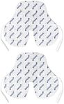 Axion 2pcs Adhesive Electrode Ideal Shape for TENS Therapy on The Neck, Back and Shoulders | Reusable Self-Adhesive Electrodes for TENS Units