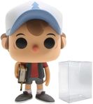 POP Disney: Gravity Falls - Dipper Pines Funko Vinyl Figure (Bundled with Compatible Pop Box Protector Case), Multicolored, 3.75 inches