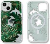 Sonix Case for iPhone 15, 14, 13 | Compatible with MagSafe | 10ft Drop Tested | Bahama Palm Leaves