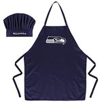 PSG mens Chef Hat and Set NFL Apron, Team Color, One Size US, Team Color, One Size