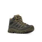 Merrell Men's Moab 3 Mid Waterproof Hiking Boots, Black/Beluga, 9 Wide