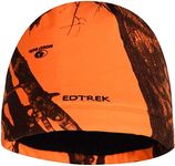 EDTREK Waterproof and Windproof Camo Beanie Hunting Hat - Timber and Blaze Orange Camo Hunter Hat, Orange, Large