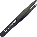 Slant Tweezers - TweezerGuru Professional Stainless Steel Slant Tip Tweezer - The Best Precision Eyebrow Tweezers For Your Daily Beauty Routine!