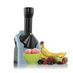 Yonanas 902AB Classic Vegan Non-Dairy Frozen Fruit Soft Serve Dessert Maker, BPA Free, Includes 36 Recipes, 200-Watts, Blue