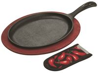 Lodge LFSR3 Logic Pre-Seasoned Fajita Set