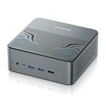 BOSGAME Gaming Mini PC M1, AMD Ryzen 7 7840HS Mini Computers built-in Speaker, Radeon 780M Graphics, 32GB Dual Channel DDR5,1TB PCIe4.0 NVMe SSD, Dual Nic, 2*USB 4.0+HDMI+DP, Quad Display