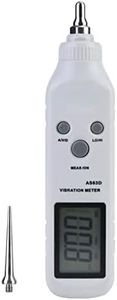 Vibration Meter Vibrometer Digital Vibration Meter, AS63D Vibrometer Pen High Sensitivity Accelerometer Vibration Meter Tester Gauge Analyzer with Storage Case