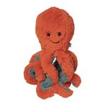 Manhattan Toy Coral Orange Octopus 12" Ocean Sea Life Stuffed Animal Toy