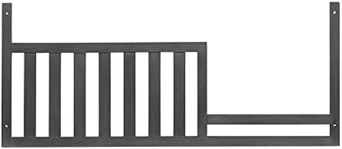 Soho Baby 43095210 Hampton Crib to Toddler Bed Guard Rail Conversion Kit, Wire Brush Canyon Gray Finish, GreenGuard Gold Certified