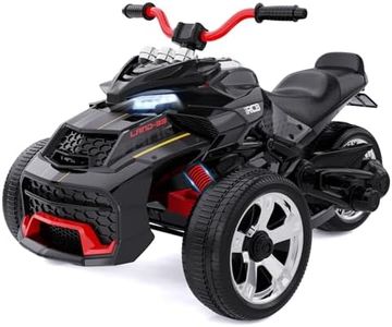 RCB 12V Kids Electric Motorbike, 2 Motors & 12" Inch electric dirt bike 3/8 km/h Speed Modes, Multi-Music, USB Port, Best Ride On Motorcycle Car for 3-8 Kids