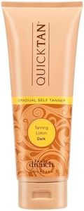 Body Drench Quick Tan Gradual Tanning/Bronzing Lotion | Self Tan, Sunless Tanner Solution for Mess Free Coverage | Dark, 8 Fl Oz