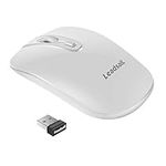 Wireless Mouse for Laptop Silent Cordless USB Mouse Wireless Optical Computer Mouse, 4 Buttons, AA Battery Used,1600DPI with 3 Adjustable Levels for Windows 10/8/7/XP/Mac/Macbook Pro/Air/HP/Acer