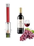 Wine Opener,Portable Pocket Air Pump Pressure Red Wine Bottle Opener Wine Cork Remover Corkscrew Tools for Home Restaurant Party Wine Lovers (Red)