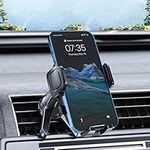 YouOKLight phone holder car vent, car cell phone holder for iphone,car vent phone mount,Car phone holder,2023 Upgraded metal hook universal Car Phone Mount fit for Smart phone,iPhone, allcell phone.