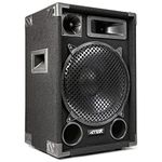 MAX SP12 12" Passive DJ Speakers, 700W High Power PA System with Bass Reflex, Dual Jack/Clip Terminals, Professional DJ PA Speakers Ideal for Mobile DJs & for Live Sound, Parties, Events, and More
