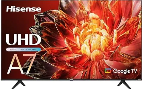 Hisense A7 Series 65-Inch Class 4K UHD Smart Google TV with Voice Remote, Game Mode Plus, Chromecast Built-in (65A7N, 2024 Model)