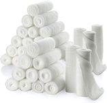 Gauze Bandage Rolls - 4 Yards Per Roll of Sterile Medical Grade Gauze Bandage and Stretch Bandage Wrapping for Dressing All Types of Wounds and First Aid Kit by MEDca, (4" Pack of 36)