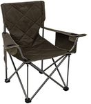 ALPS Mountaineering King Kong Camping Chairs for Adults with Mesh Cup Holders and Pockets, Built Durable and Reliable with Compact Foldable Steel Frame, Clay