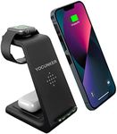 Wireless Charger 3 in 1 Charging Station for Apple Watch Series 5/4/3/2/1 and Airpods 1/2/Pro Fast Wireless Charger Stand Qi Charging Dock for iPhone 11/Xs/X Max/XR/X/8/8Plus/Samsung S9/Note 9