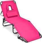 GYMAX Tanning Chair, 350lbs Beach L