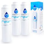 3-Pack Replacement for KitchenAid KFCS22EVMS7 Refrigerator Water Filter - Compatible with KitchenAid 4396395 Fridge Water Filter Cartridge