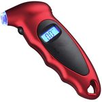 KeepCart Digital Tyre Pressure Gauge 150 PSI 4 Settings Digital Tire Pressure Checker with Backlit LCD and Non-Slip Grip for Car Truck SUV Motorcycle Bicycle Auto Accessories